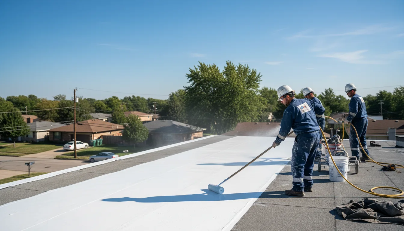 Commercial roof coating in Lancaster, OH near me